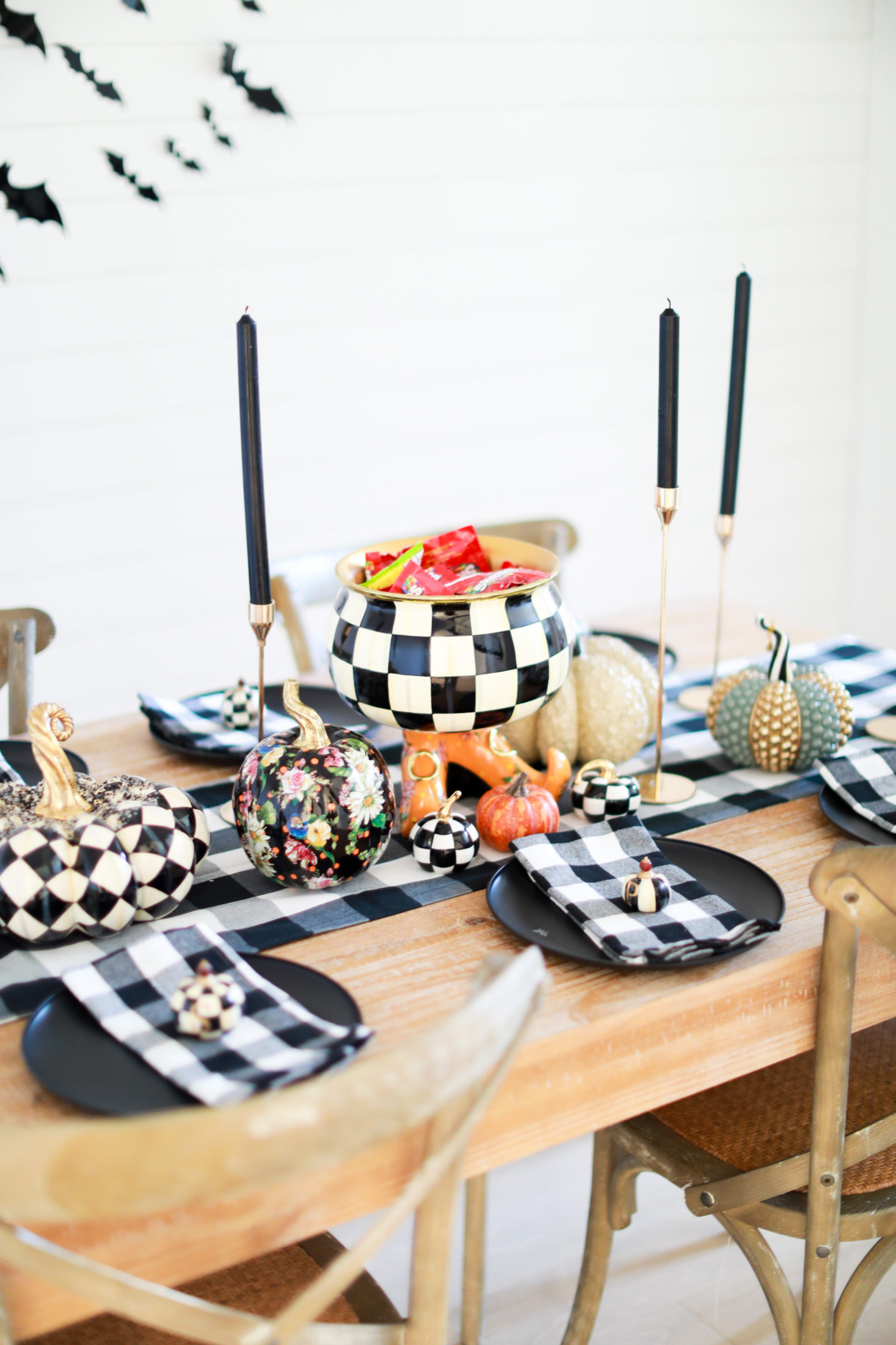 Mackenzie Childs tablescape Halloween Tablescape with Mackenzie Childs