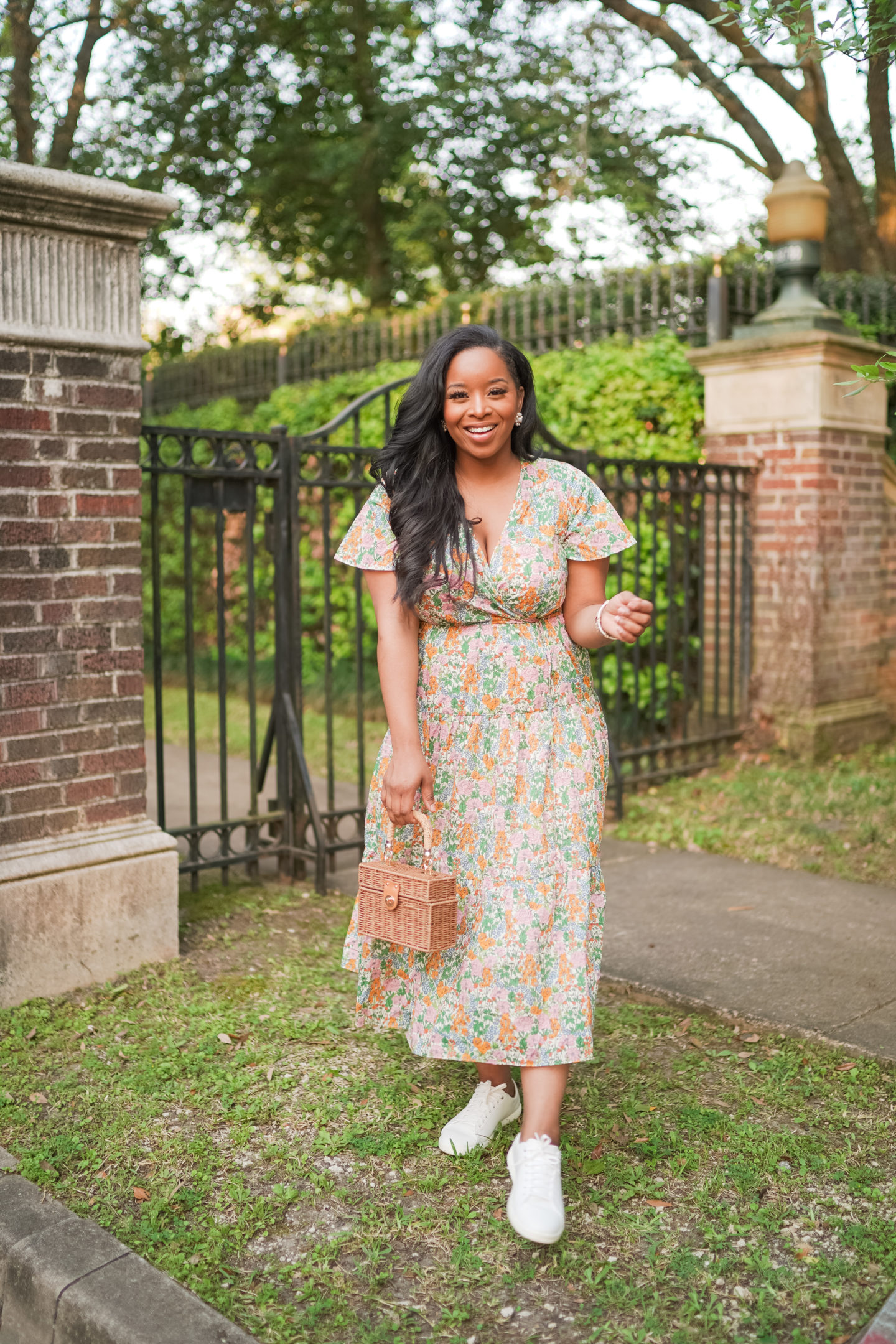 J.Crew floral spring dress